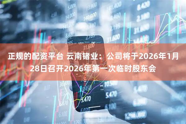 正规的配资平台 云南锗业：公司将于2026年1月28日召开2026年第一次临时股东会